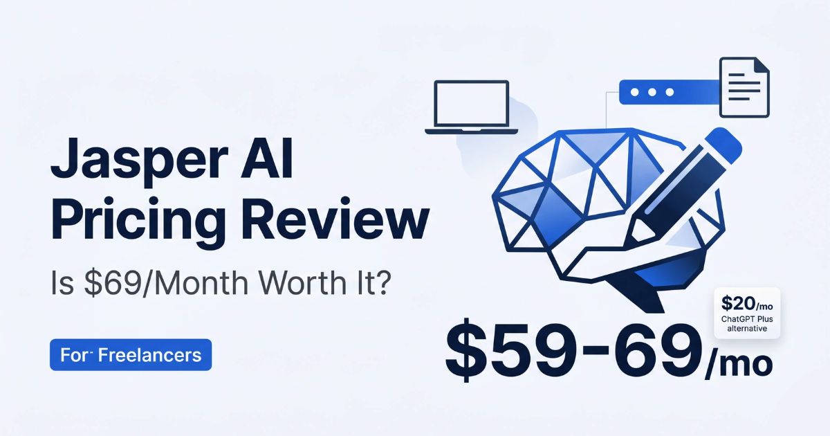 Jasper AI pricing and features comparison for freelance writers.